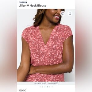 Lillian V-Neck Blouse
